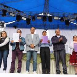 180 familias de Gualaceo y Chordeleg se benefician con títulos de propiedad de tierras